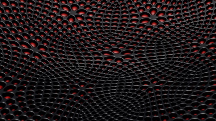 Abstract black and red textured pattern