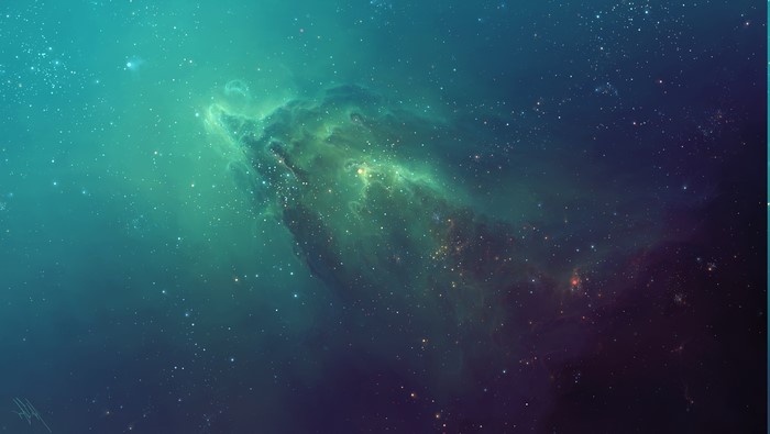 Galaxy Space Stars Nebula by TylerCreatesWorlds