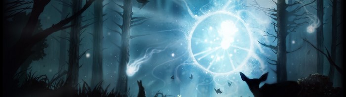 Wisp from Dota 2 fantasy art
