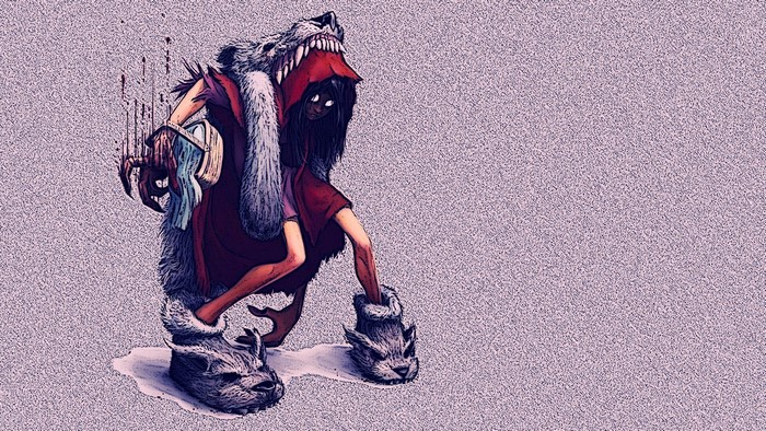 Little Red Riding Hood with Wolf Costume