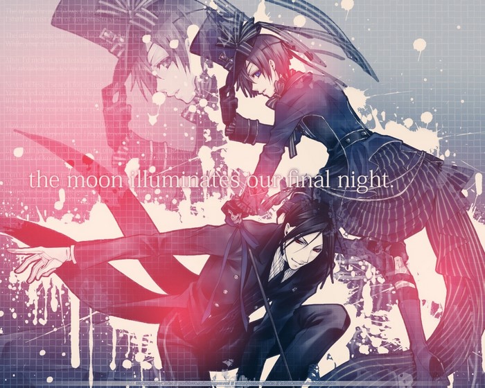 Ciel Phantomhive and Sebastian Michaelis from Black Butler