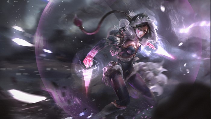 Dota 2 Templar Assassin with Blades in Action