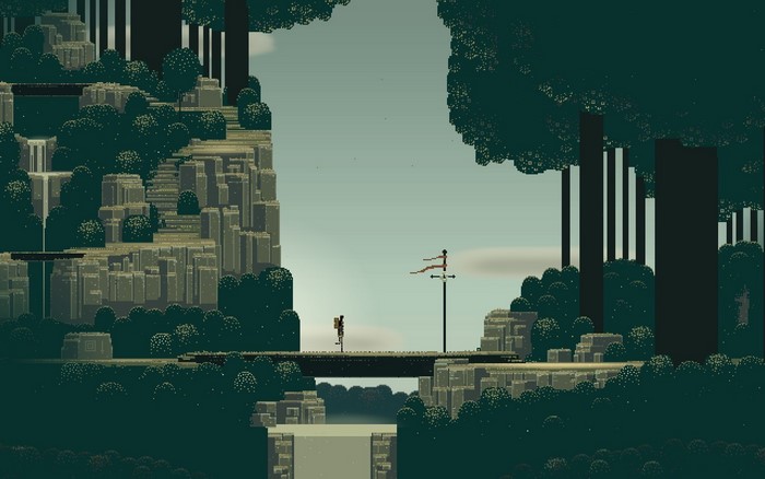 Antichamber video game pixel art