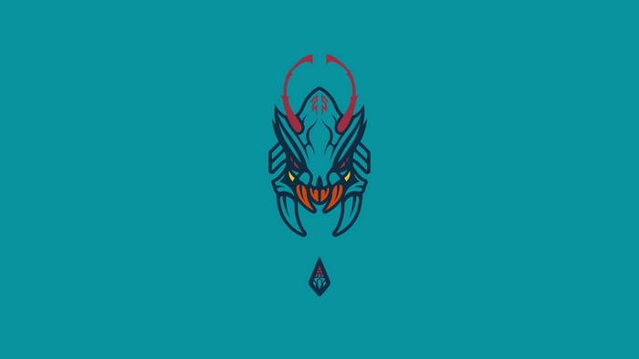 Dota 2 Weaver minimalist illustration