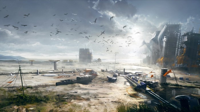 Battlefield 4 Construction Site Artwork