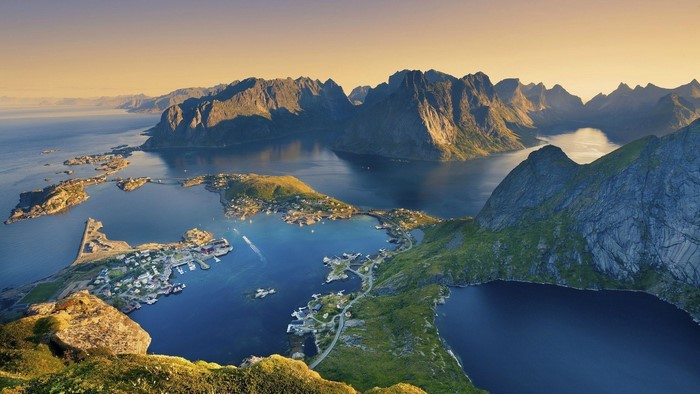 Lofoten Islands Norway Nature Landscape