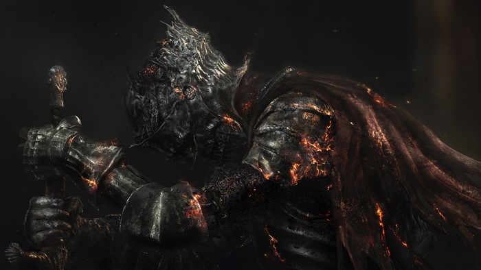 Knight with sword from Dark Souls III