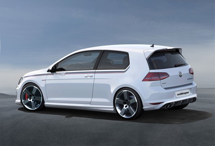 White Oettinger Volkswagen Golf GTI MK7