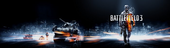 Battlefield 3 soldier and tanks in city