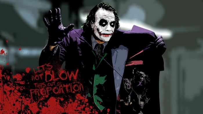 The Joker from The Dark Knight movie