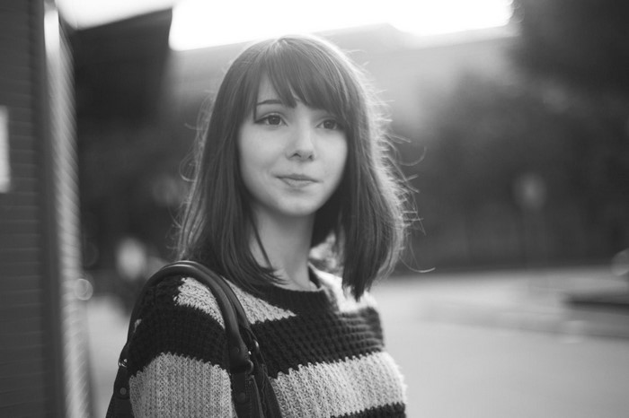 Katya Lischina in monochrome