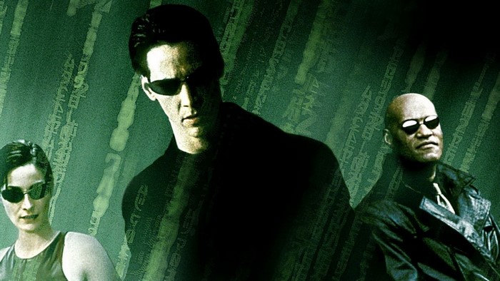 Neo, Trinity, and Morpheus from The Matrix