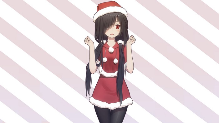 Kurumi Tokisaki from Date A Live in Christmas Outfit