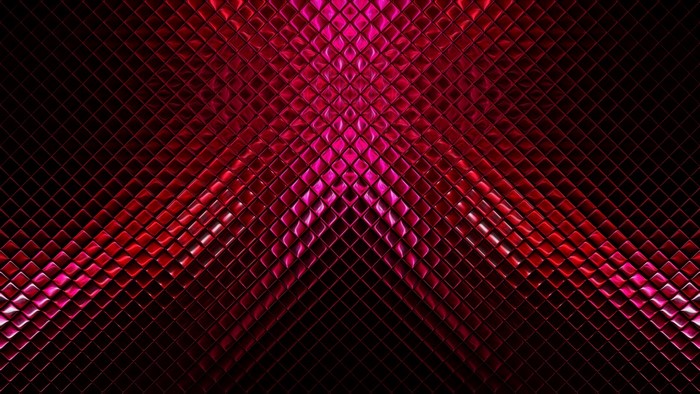 Abstract Red and Pink Metallic Geometric Pattern