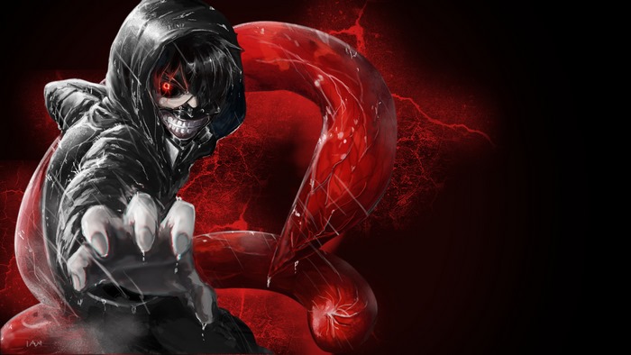 Kaneki Ken from Tokyo Ghoul with Kagune