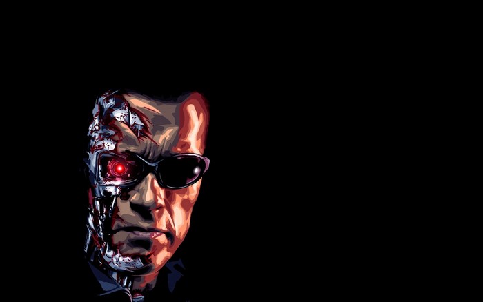 Terminator cyborg artwork