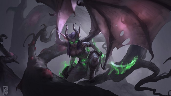 Demoness from World of Warcraft