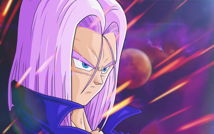 Trunks from Dragon Ball Z in Space