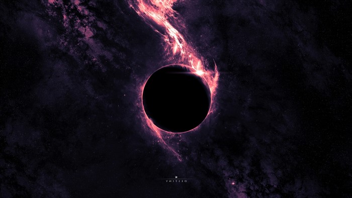 Eclipse with Fiery Cosmic Aura