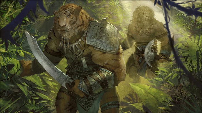 Ajani Goldmane from Magic the Gathering