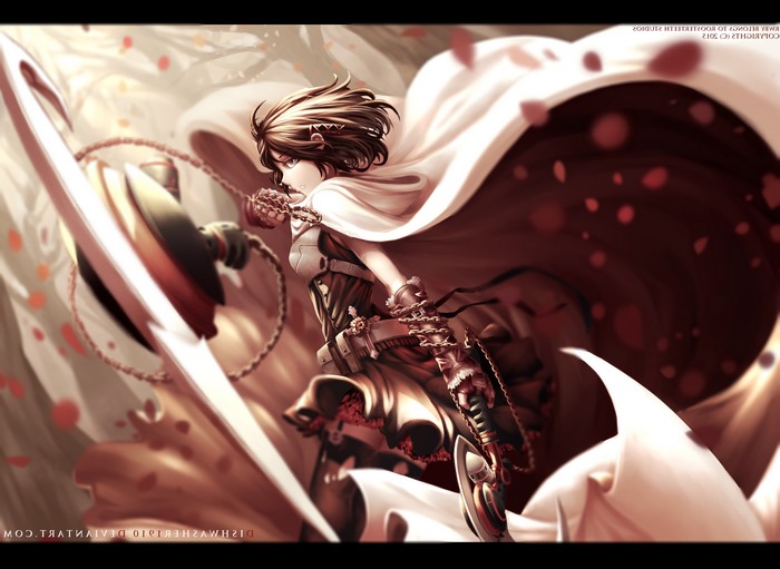 Ruby Rose from RWBY with Crescent Rose