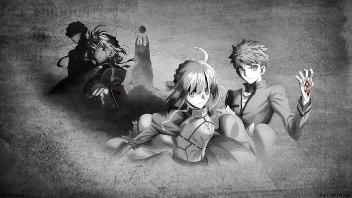 Shirou Emiya and Saber from Fate/Zero