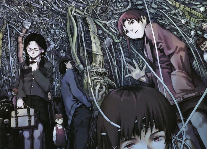 Serial Experiments Lain anime art