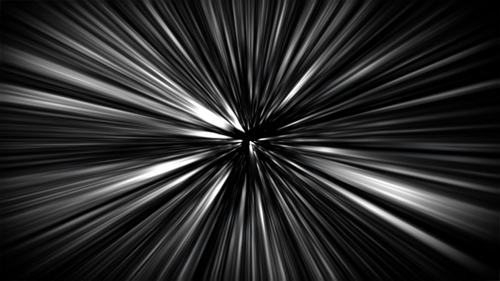 Speed blur abstract monochrome digital art
