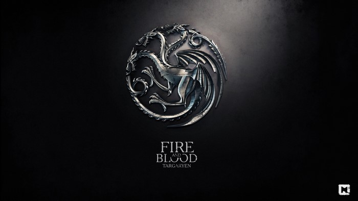 House Targaryen Fire and Blood Sigil from Game of Thrones