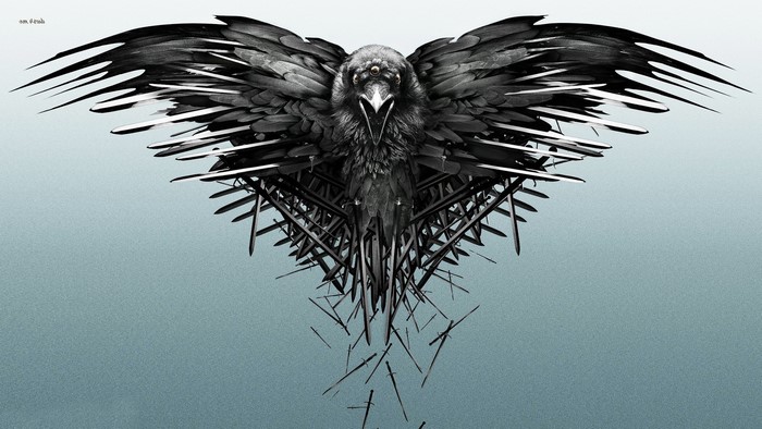 Game of Thrones Three-Eyed Raven with Swords