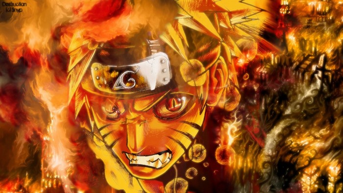Naruto Uzumaki from Naruto in Kyuubi form