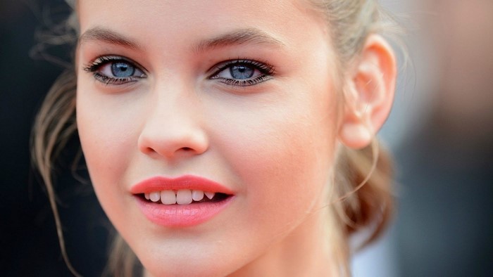 Barbara Palvin close-up portrait
