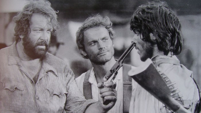 Bud Spencer and Terence Hill in They Call Me Trinity