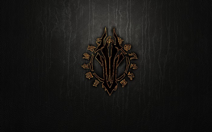 Darksiders logo on black textured background