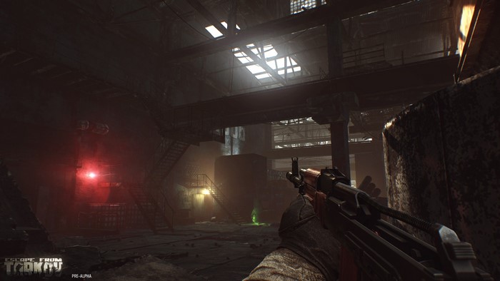 Escape from Tarkov first-person shooter gameplay