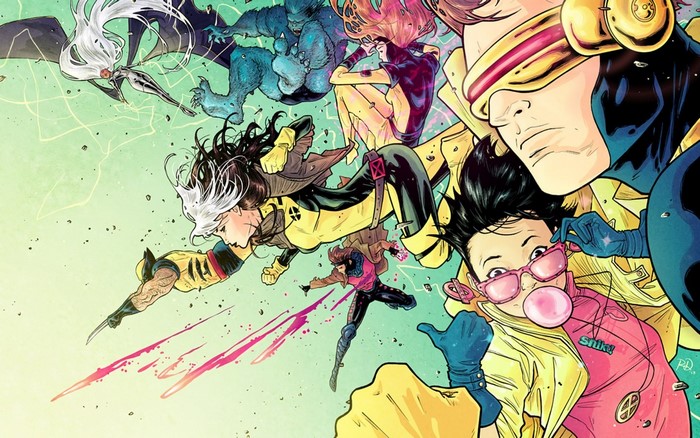 X-Men characters in action