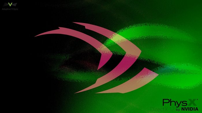 Nvidia PhysX DirectX 12 Logo with Adaptive V-Sync