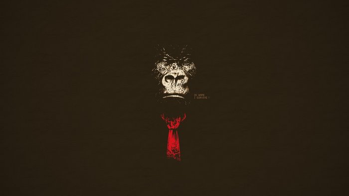 Donkey Kong in a suit with a red tie