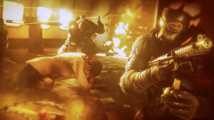 Rainbow Six Siege SWAT team in action