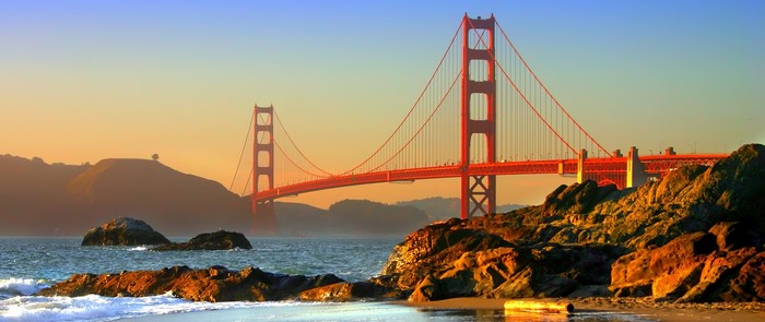 Golden Gate Bridge at Sunrise