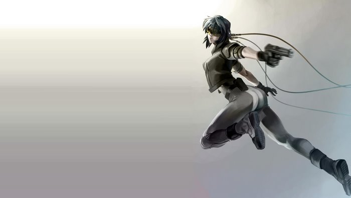Motoko Kusanagi from Ghost in the Shell