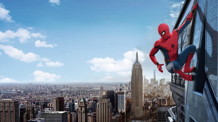 Spider-Man from Marvel Comics in New York City
