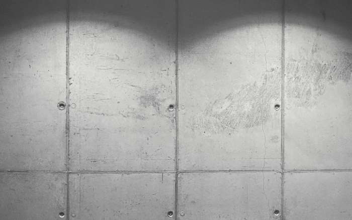 Concrete wall with spotlights 4K