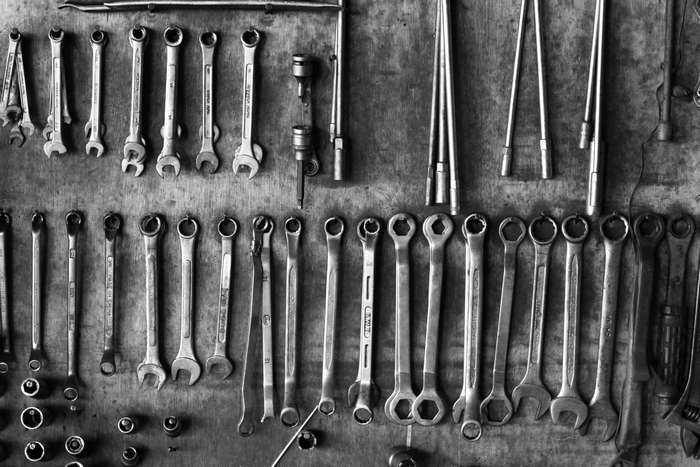 Dirty Tools and Wrenches 4K