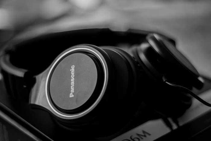 Panasonic Headphones Close Up