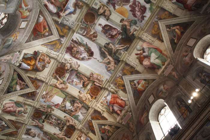 Sistine Chapel ceiling frescoes, Vatican 4K