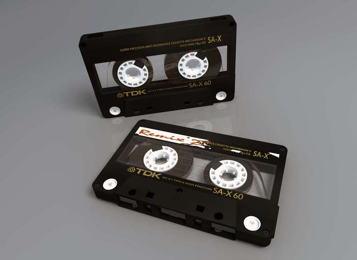 Two TDK SA-X 60 Cassette Tapes