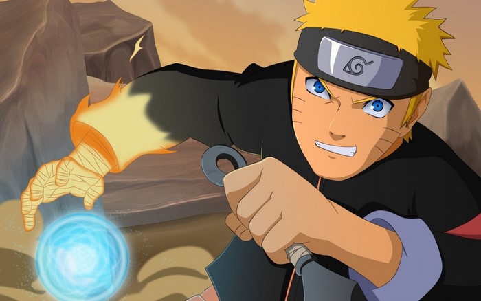 Naruto Uzumaki in Action from Naruto Shippuden