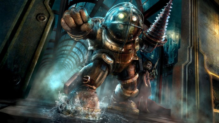 Big Daddy and Little Sister from Bioshock