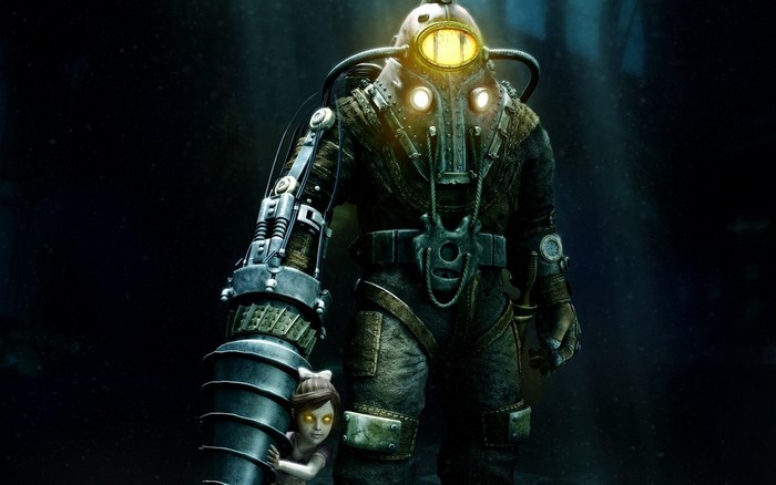Big Daddy and Little Sister from Bioshock